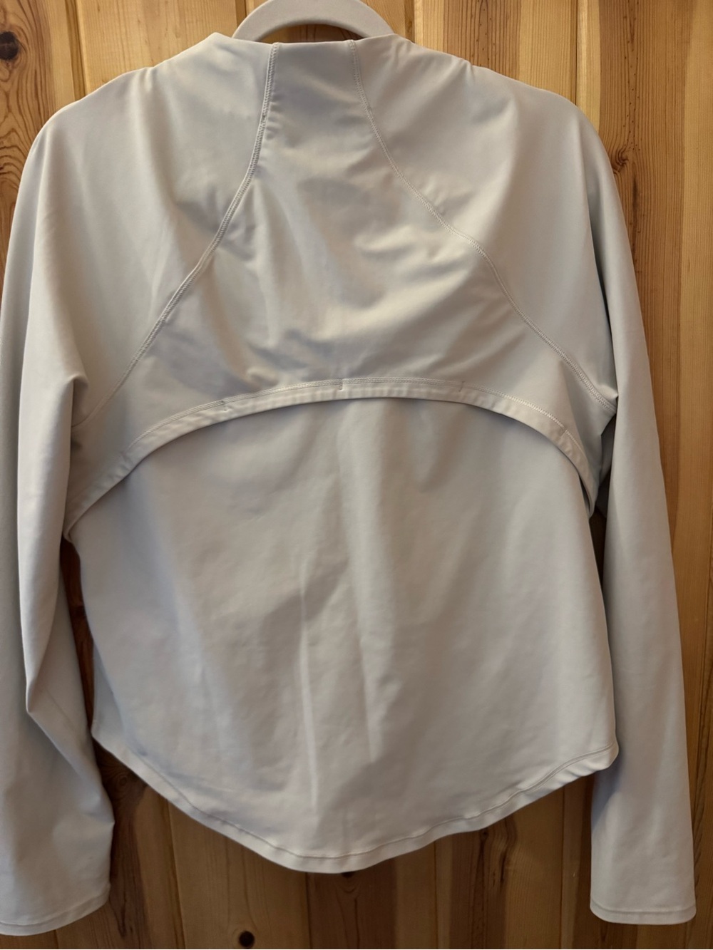Light Beige Full-Zip Jacket - Picture 2 of 3